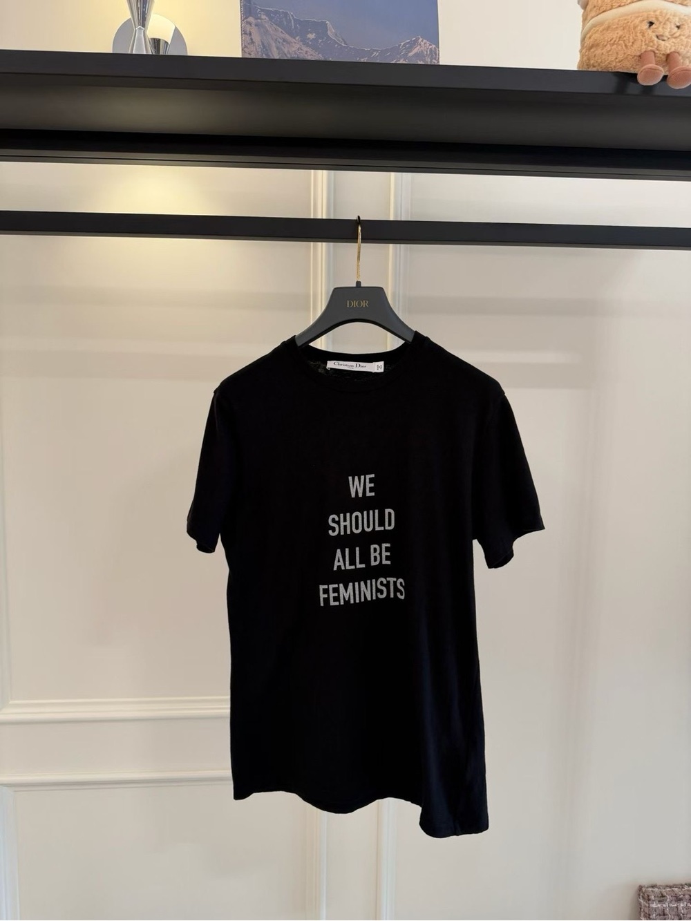 🚩steal Dior Black Graphic Tee - "We Should All Be Feminists"